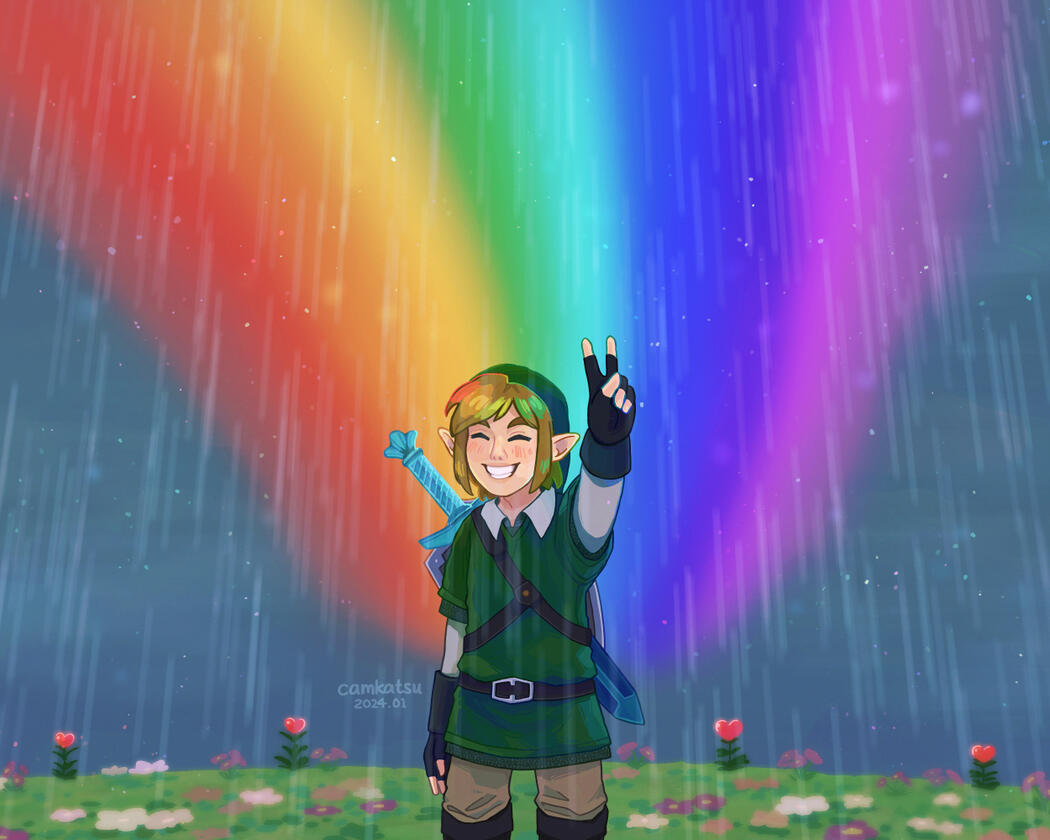 skyward sword rainbow