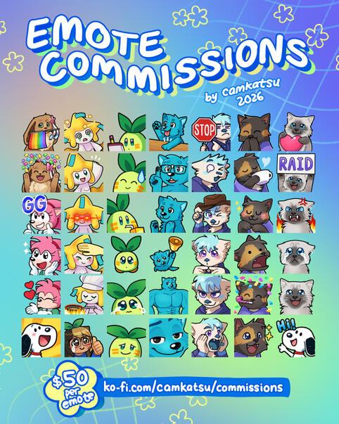 emote commission sheet